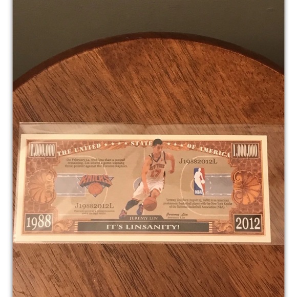 BRAND NEW!๐ฏ JEREMY LIN LIN SANITY KNICKS NOVELTY NOTE WITH 4 POSTERS BUNDLE SET - Picture 8 of 14